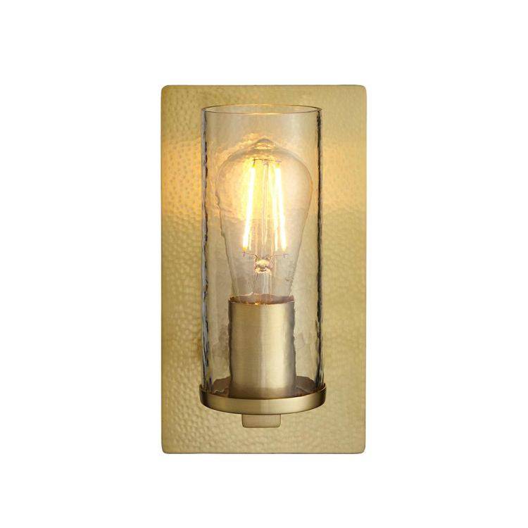 Vitim Wall Light Brass Hammered - Comet Lighting