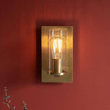 Vitim Wall Light Brass Hammered - Comet Lighting