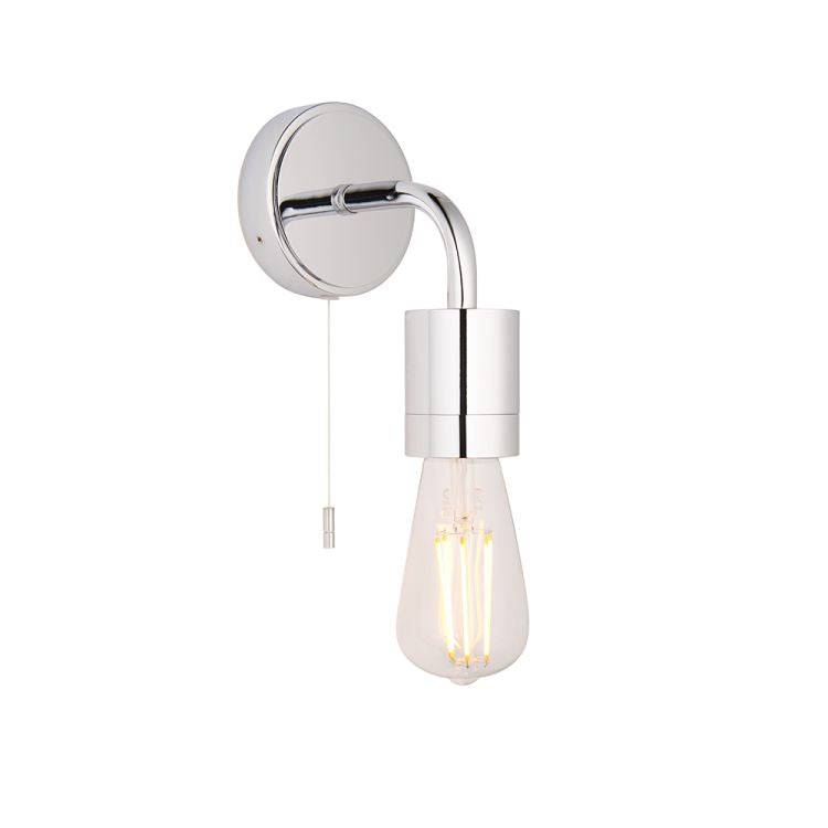 Yuna Wall Light Chrome - Comet Lighting