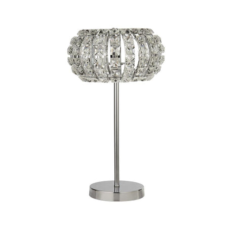 Knighton 1Lt Table Lamp Chrome - Comet Lighting
