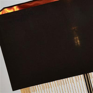 Bradfield 1Lt Floor Lamp - Black w/ Black Shade - Comet Lighting
