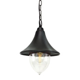 Firenze 1 Light Chain Lantern - Black - Comet Lighting
