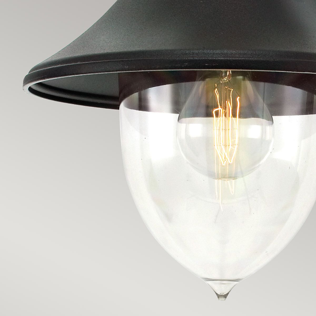 Firenze 1 Light Chain Lantern - Black - Comet Lighting