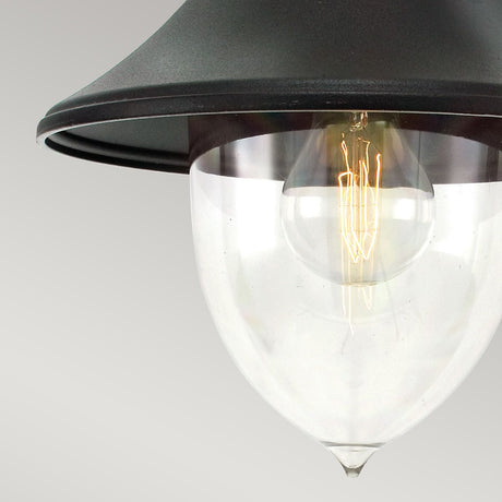 Firenze 1 Light Chain Lantern - Black - Comet Lighting