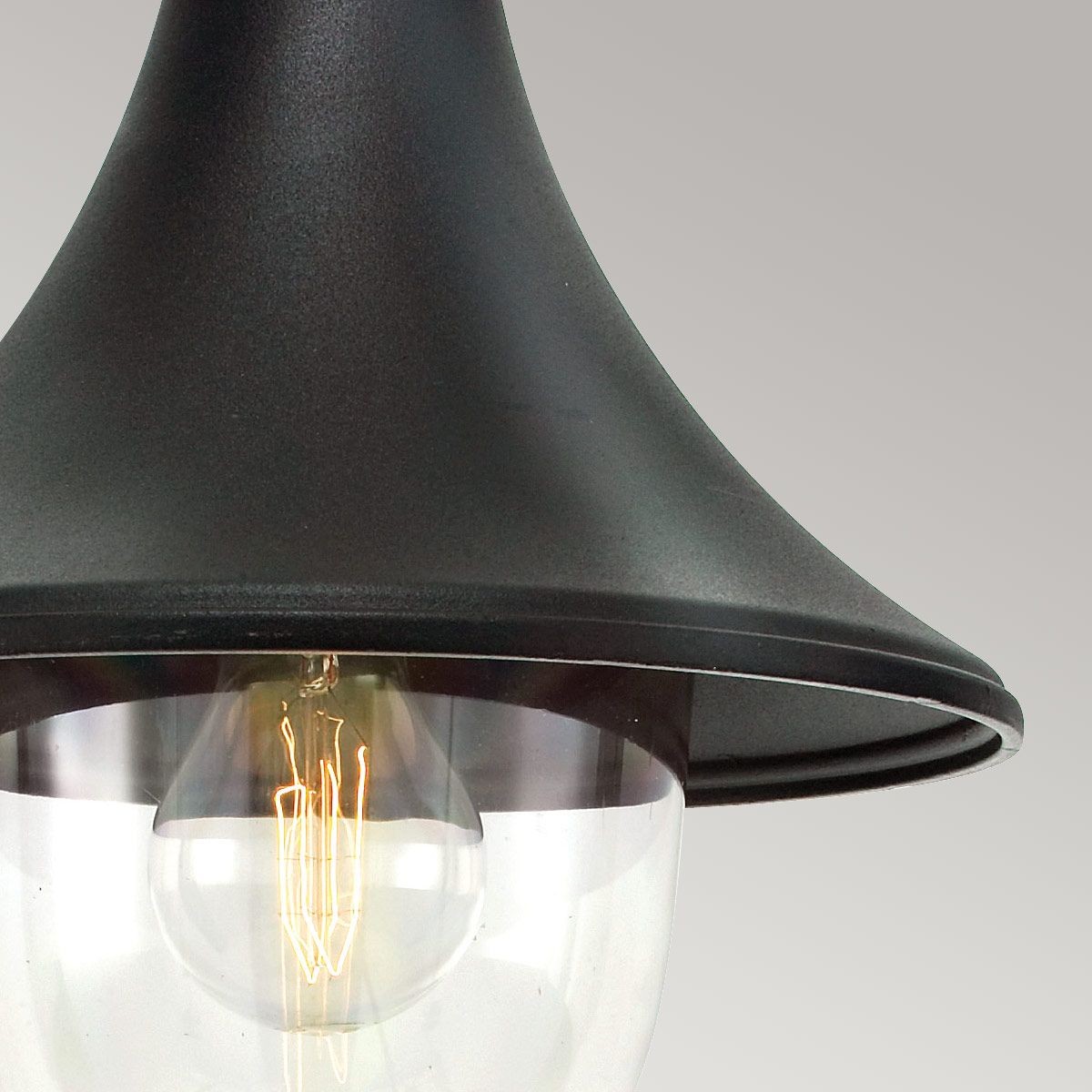 Firenze 1 Light Chain Lantern - Black - Comet Lighting