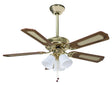 Belaire Combi 42inch Ceiling Fan with Light Polished Brass - Comet Lighting