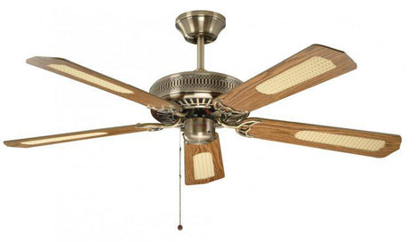 Classic 52'' Ceiling Fan without Light Antique Brass - Comet Lighting