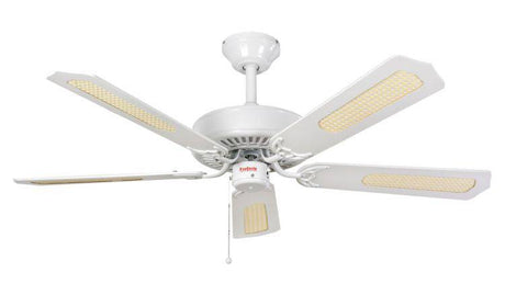 Classic 52'' Ceiling Fan without Light White - Comet Lighting