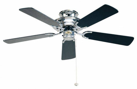 Mayfair 42inch Ceiling Fan without Light Polished Chrome - Comet Lighting