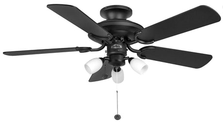 Mayfair Combi 42inch Ceiling Fan with Light Black - Comet Lighting