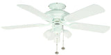 Mayfair Combi 42inch Ceiling Fan with Light White - Comet Lighting