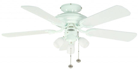 Mayfair Combi 42inch Ceiling Fan with Light White - Comet Lighting