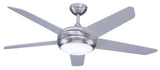 Neptune 44inch Ceiling Fan with Light Brushed Nickel - Comet Lighting