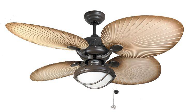 Palm 52'' Combi Outdoor Ceiling Fan with Light - Comet Lighting