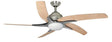 Viper Plus 44inch Ceiling Fan with Light Stainless Steel - Comet Lighting