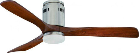 Zeta 52inch Ceiling Fan with LED Light Brushed Nickel - Comet Lighting