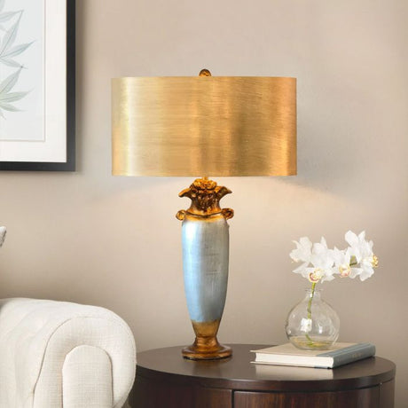 Bienville Table Lamp Silver/Gold - Comet Lighting