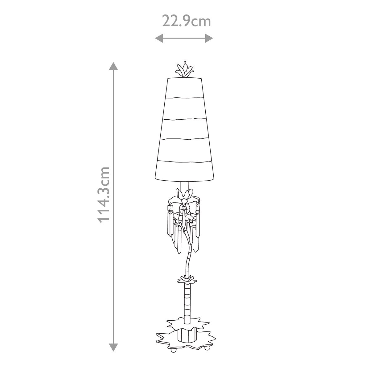 Birdland 1 Light Table Lamp