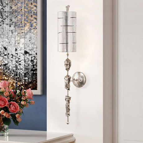 Fragment 1 Light Wall Light - Silver - Comet Lighting