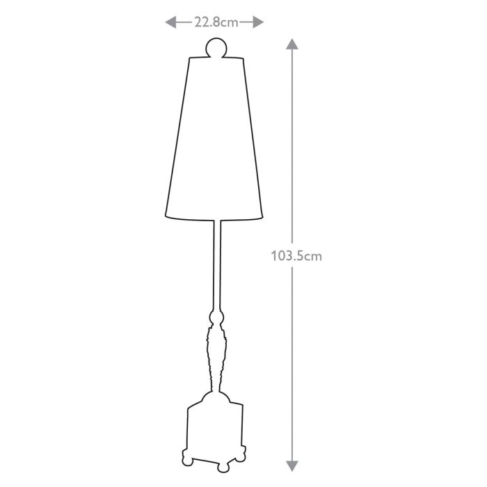 Noma Luxe 1-Light Table Lamp