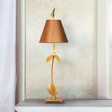 Red Bell 1-Light Table Lamp - Gold Leaf - Comet Lighting