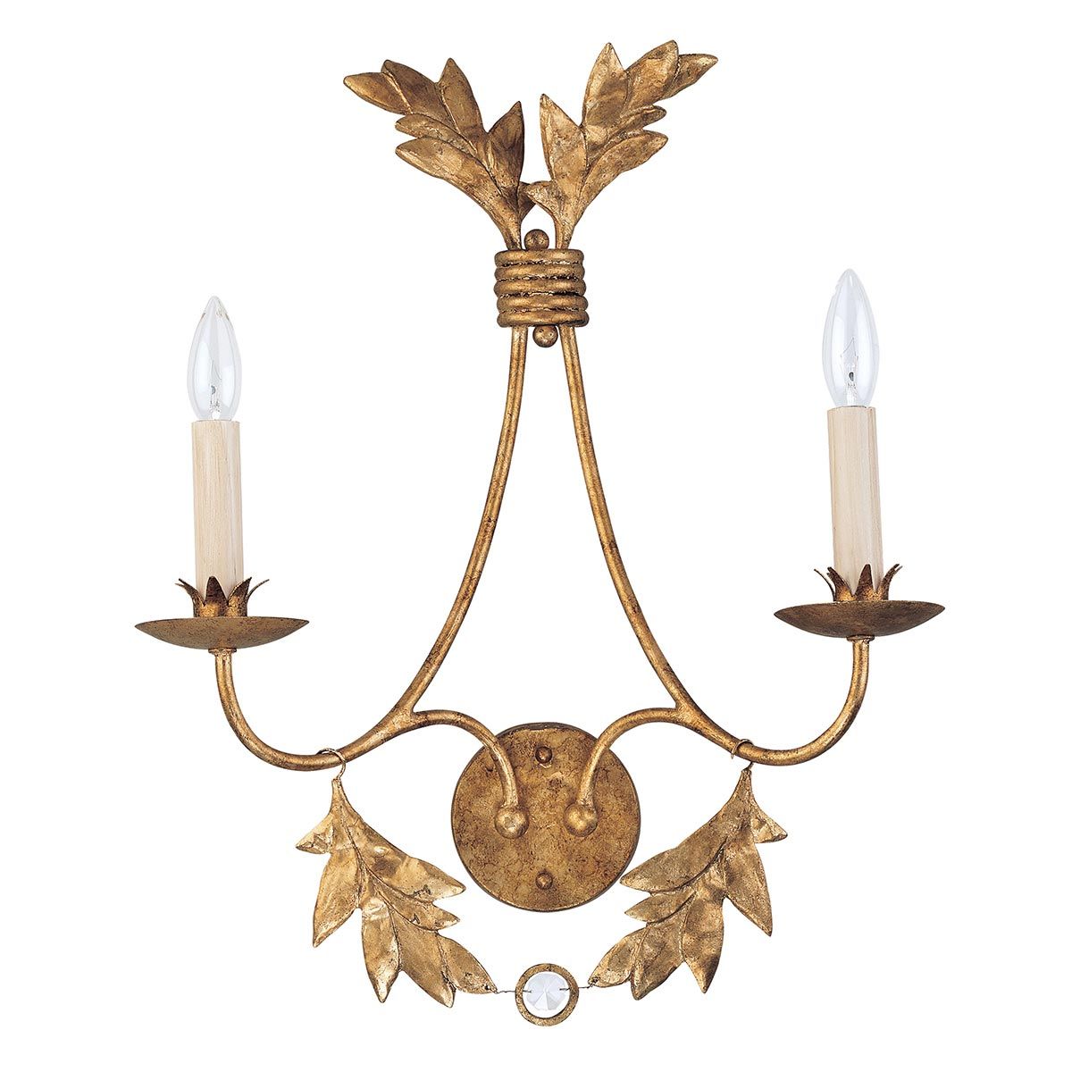 Sweet Olive 2 Light Wall Light - Comet Lighting