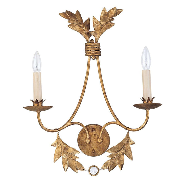 Sweet Olive 2 Light Wall Light - Comet Lighting