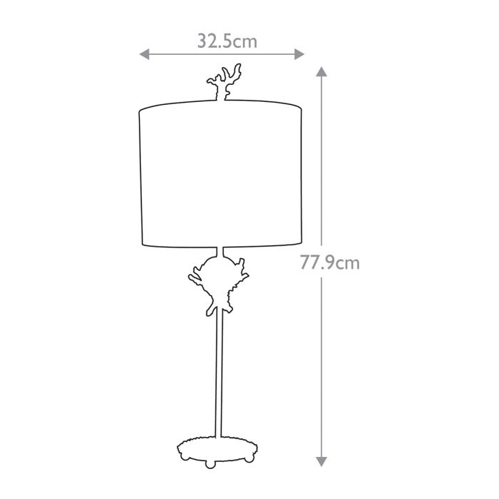 Trellis 1-Light Table Lamp - Comet Lighting