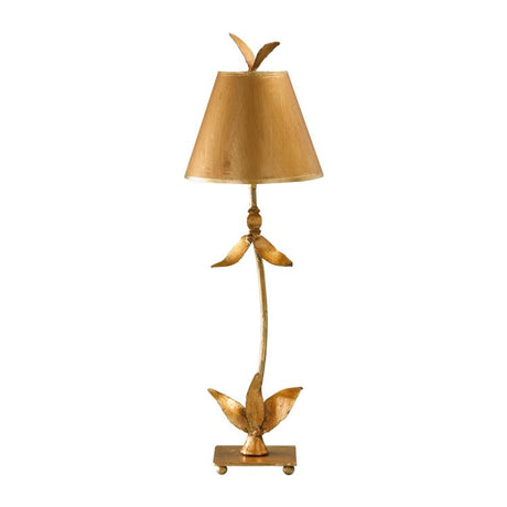 Red Bell 1-Light Table Lamp - Gold Leaf