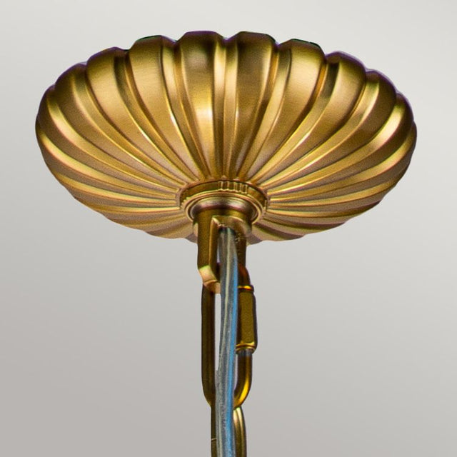 Adams 4 Light Pendant Chandelier - Brushed Bronze Burnished Brass