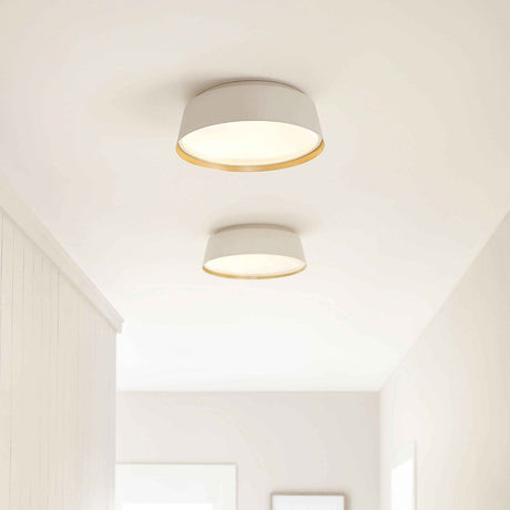 Asher 3 Light Flush Light - Matte White - Comet Lighting