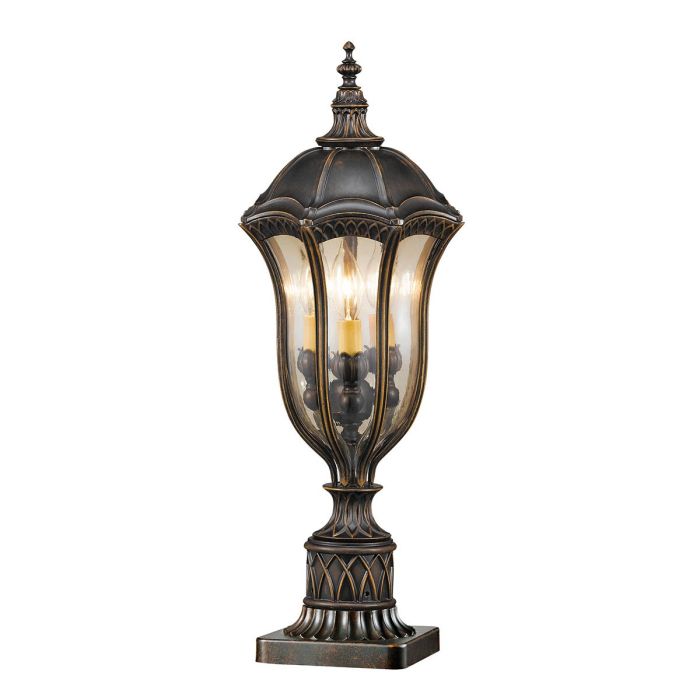 Baton Rouge 3 Light Pedestal Lantern