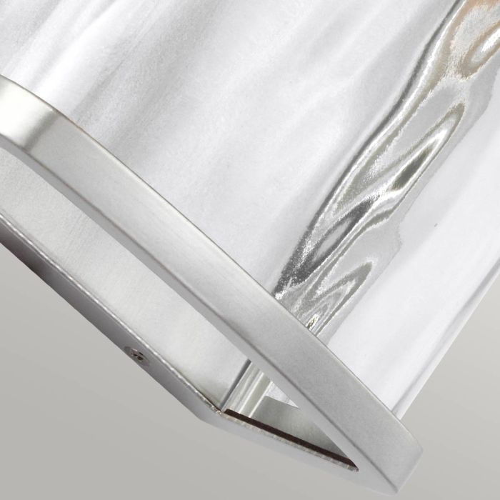 Bennie 1 Light Small LED Wall Light - Painted Brushed Steel - Comet Lighting