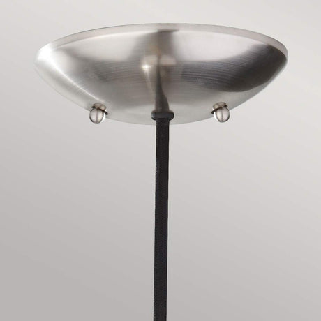 Beso 1 Light Mini Pendant - Brushed Steel - Comet Lighting