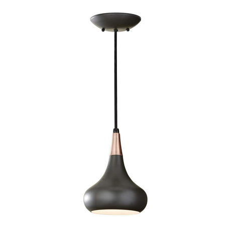 Beso 1 Light Mini Pendant - Dark Bronze - Comet Lighting