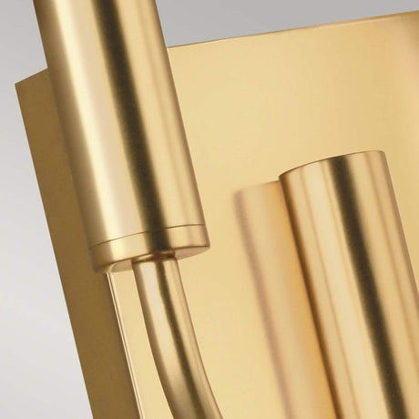 Brianna 2 Light Wall Light - Burnished Brass - Comet Lighting