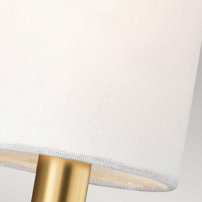 Brianna 2 Light Wall Light - Burnished Brass - Comet Lighting