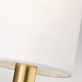 Brianna 2 Light Wall Light - Burnished Brass - Comet Lighting