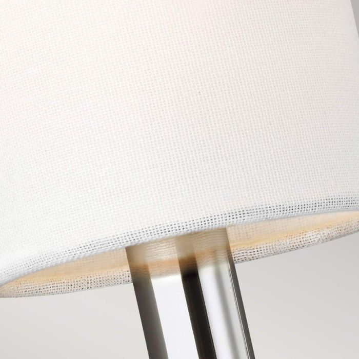 Brianna 2 Light Wall Light - Polished Nickel - Comet Lighting