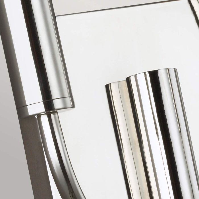 Brianna 2 Light Wall Light - Polished Nickel - Comet Lighting