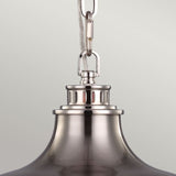 Cadence 2 Light Pendant - Polished Nickel/Brushed Steel