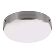 Cadence 2 Light Flush Mount - Brushed Steel - Comet Lighting