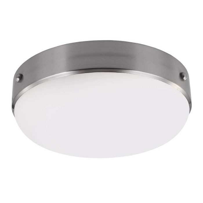 Cadence 2 Light Flush Mount - Brushed Steel