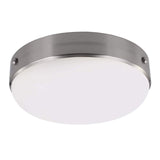 Cadence 2 Light Flush Mount - Brushed Steel