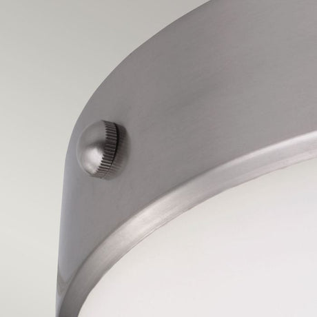 Cadence 2 Light Flush Mount - Brushed Steel