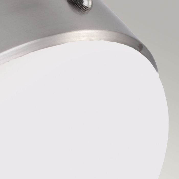 Cadence 2 Light Flush Mount - Brushed Steel