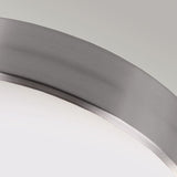 Cadence 2 Light Flush Mount - Brushed Steel