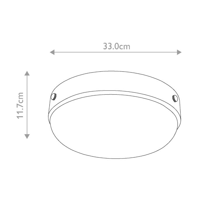 Cadence 2 Light Flush Mount - Brushed Steel