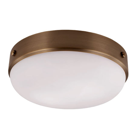 Cadence 2 Light Flush Mount - Dark Antique Brass - Comet Lighting