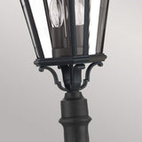 Cotswold Lane 2 Light Medium Pillar - Black